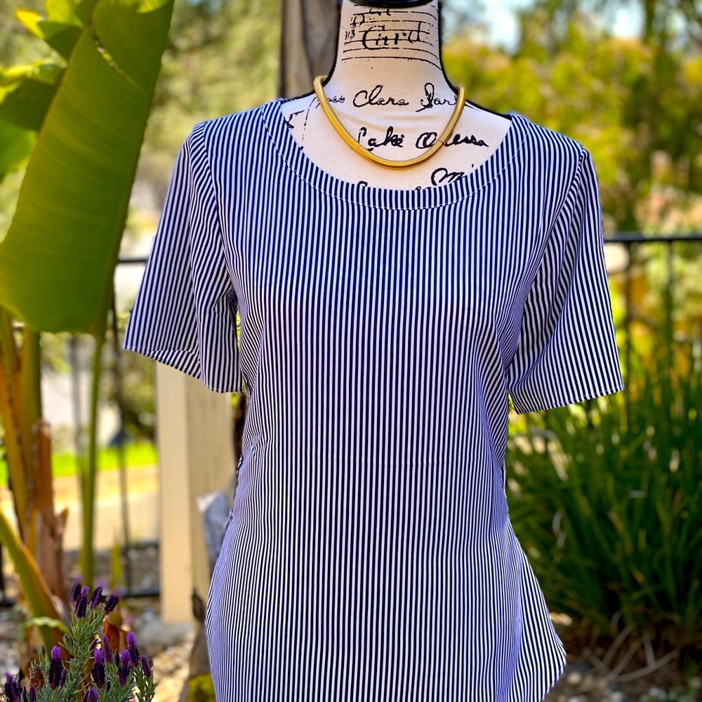 Striped Tunic Blouse